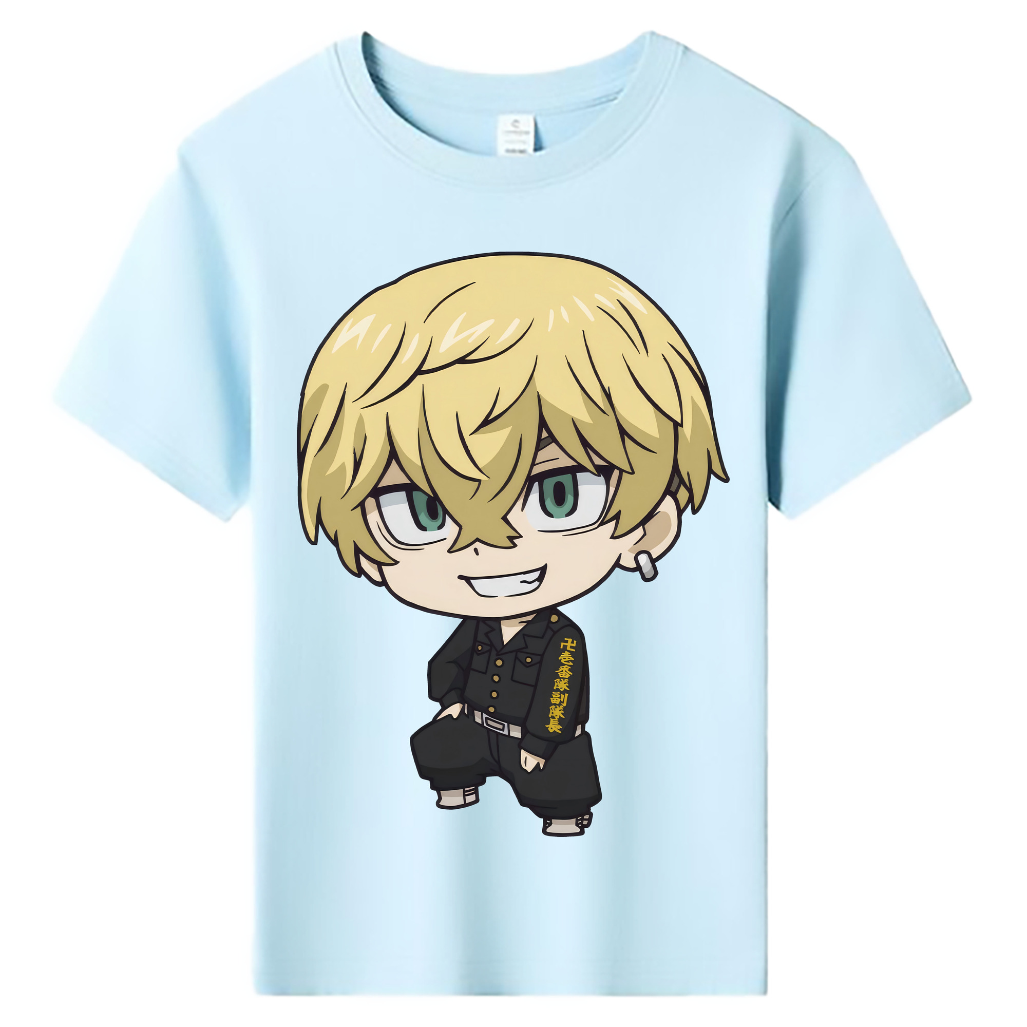 （画像用） 東京リベンジャーズ Tokyo Revengers 綿100％キッズTシャツ（フロントプリント）